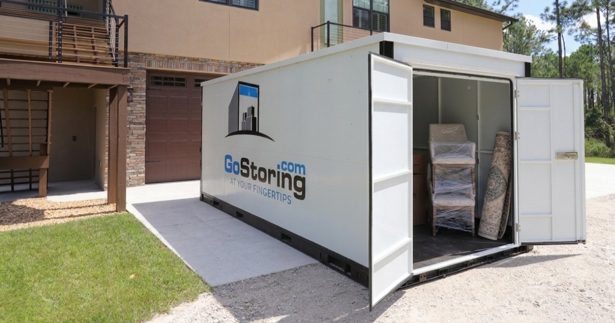 GoStoring Container with furniture 1 - GoStoring GoStoring Container with furniture 1