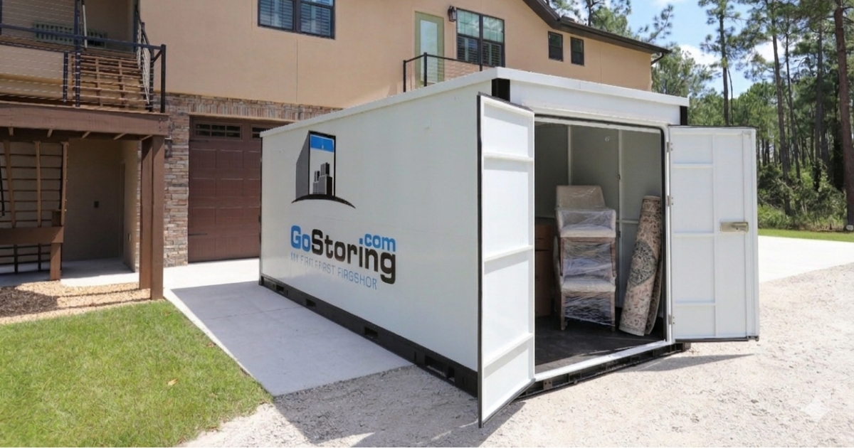 GoStoring Container with furniture